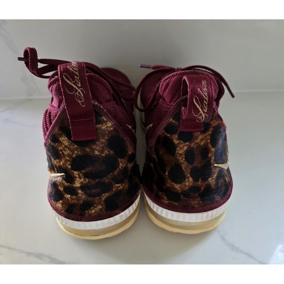 Nike LeBron 16 King James Team Red Animal Print AO2588-601 Men's Size 13 - Picture 3 of 7